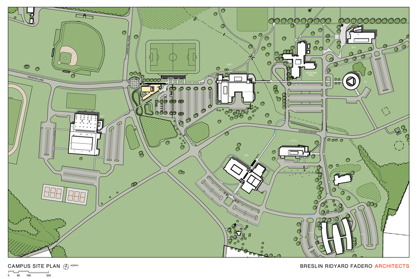 Desales University Campus Map.